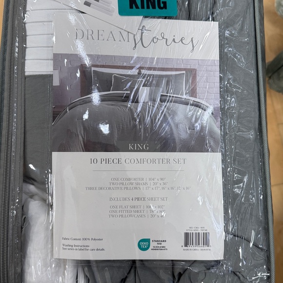 Dream Stories 10-Piece Super Soft Comforter Set - Picture 6 of 6